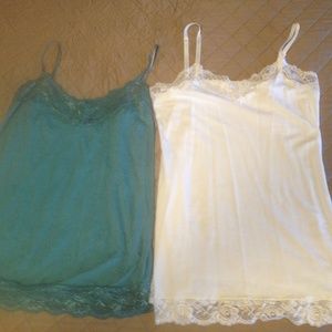 Lace camisoles (2)  GUC